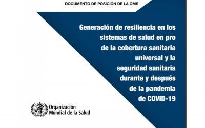 La FADSP ante el documento de posición de la OMS sobre la resiliencia de los sistemas de salud postcovid