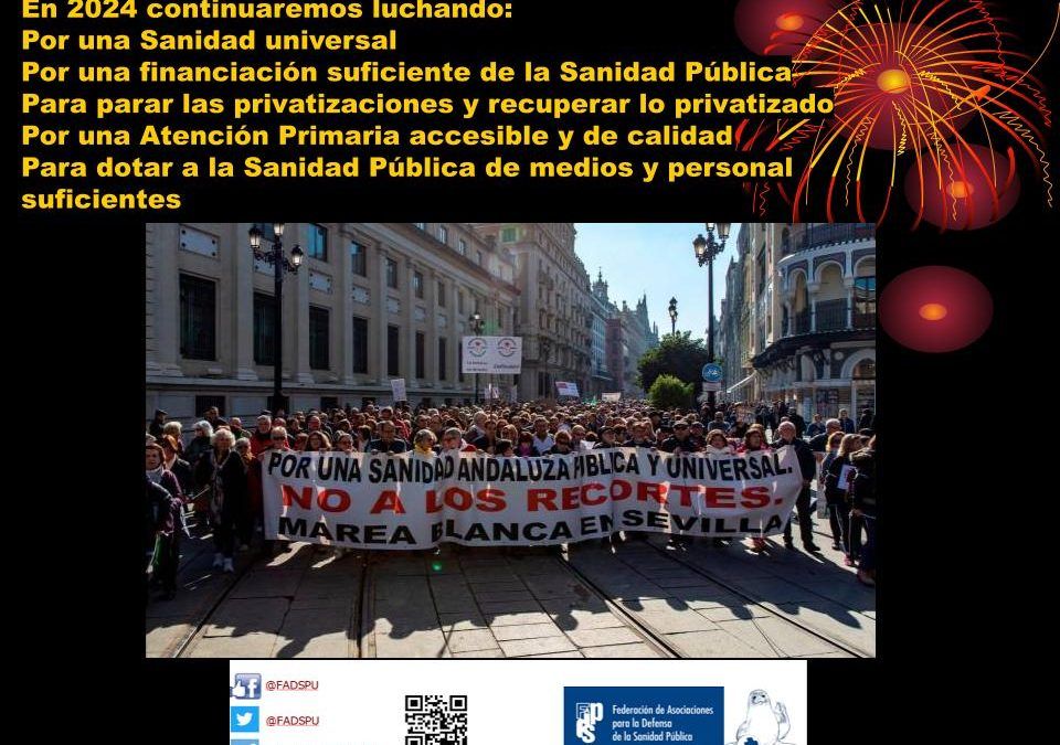 Por una mejora de la Sanidad Pública en 2024
