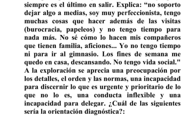 Sobre una pregunta del examen MIR