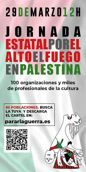 La FADSP apoya la «Jornada Estatal por el alto el fuego en Palestina» | 29 de marzo
