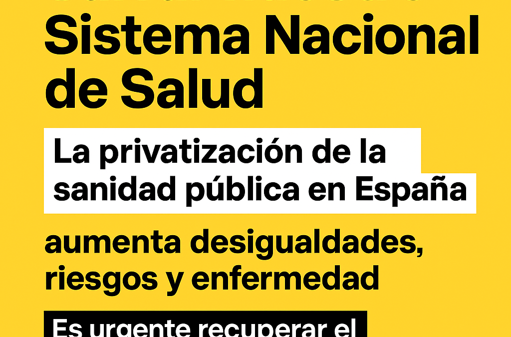 Salvar nuestro Sistema Nacional de Salud