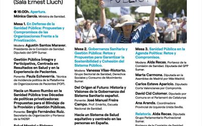 La FADSP participa en la jornada parlamentaria «Sanidad Pública en riesgo» | 24 de abril, Madrid