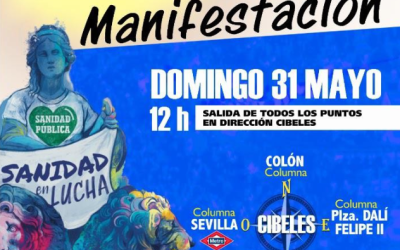 La FADSP apoya la movilización del 31 de mayo en Madrid por la Sanidad Pública