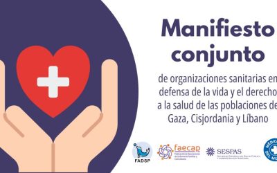 Manifiesto de organizaciones sanitarias en defensa de la vida y el derecho a la salud de las poblaciones de Gaza, Cisjordania y Líbano