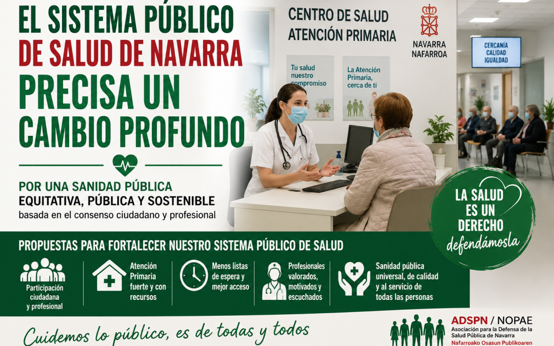 El Sistema Público de Salud de Navarra precisa un cambio profundo Navarra