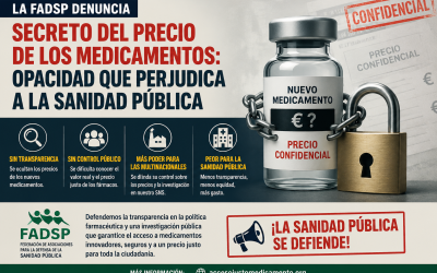 COMUNICADO DE LA FADSP ANTE LA APROBACIÓN DEL SECRETO DELPRECIO DE LOS MEDICAMENTOS POR PARTE DE PP, PSOE Y SUMAR