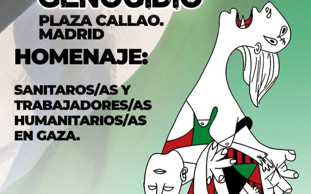 La FADSP apoya la manifestación «Por la Paz, fin al genocidio» | 12 de julio
